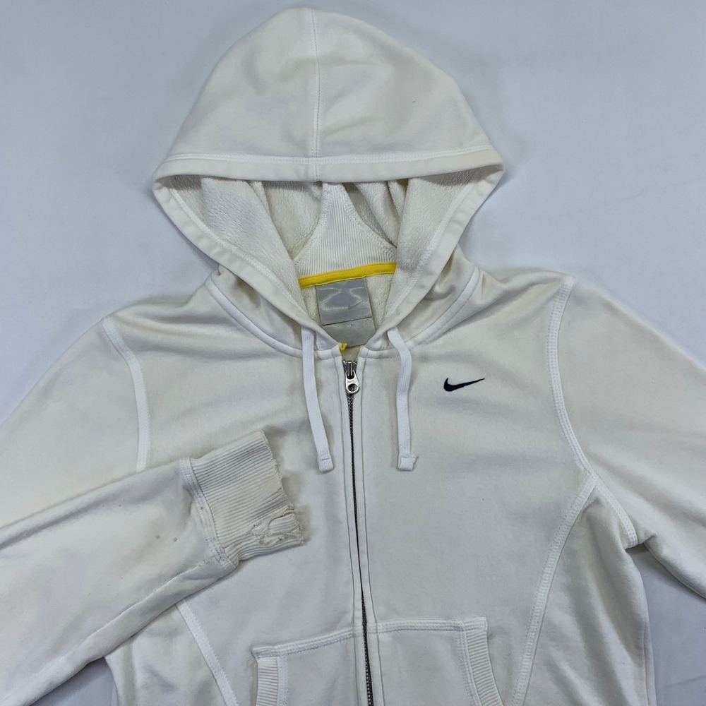 Vintage 90s Nike Full Zip Hoodie Womens Small Swoosh Athleisure Grunge